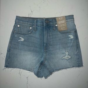 The Perfect Jean Short in Fiore Wash: Destroyed Edition